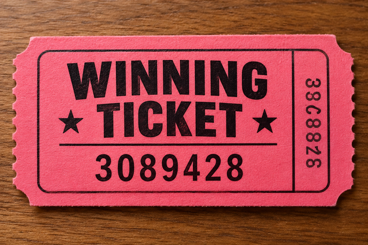 Winning Ticket Number